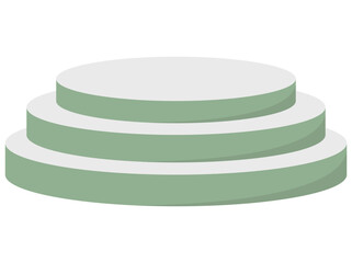 Podium Empty Frame Background Illustration