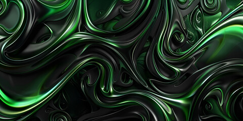 Green wallpapers that are green and black  - obrazy, fototapety, plakaty