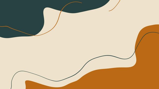 Animated hand drawing abstract doddle background. seamless loop. 4k video