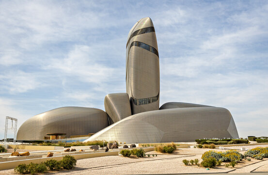 cloudy day on King Abdulaziz Center for World Culture