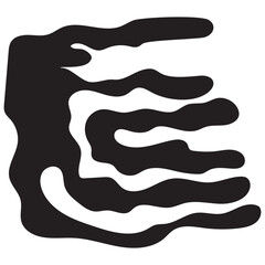 Abstract Human Hand Drawn