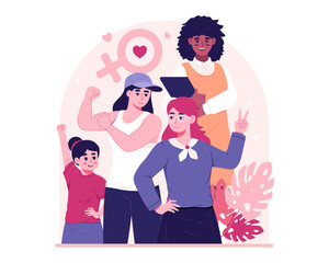 Women's Day Vector Illustration