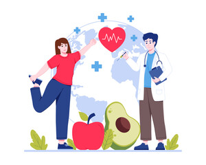 World Health Day Illustration