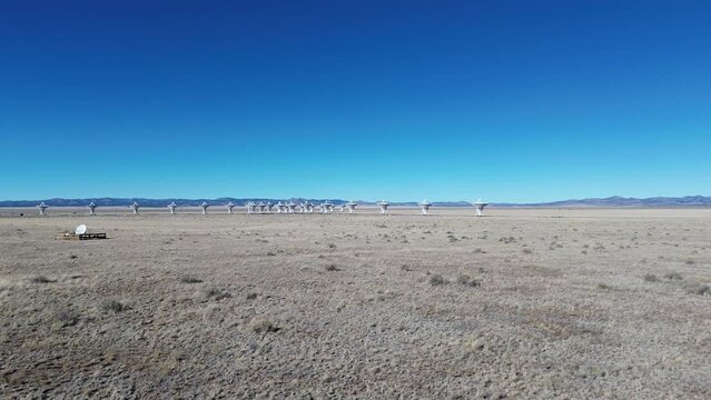 Taking off - Very Large Array, New Mexico
