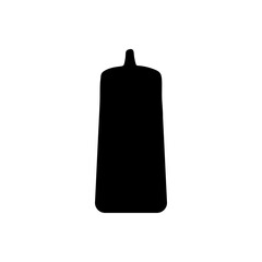 Sauce bottle silhouette icon design