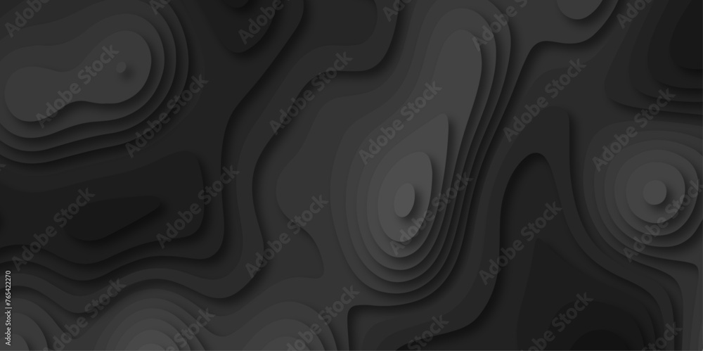 Leinwandbilder abstract grey paper cut background design .abstract vector seamless pattern with shadows trendy mult