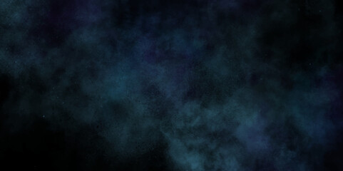 Abstract cloud and vapor texture background. Blue powder dust smoke on black background. Abstract smoke wallpaper background for desktop. Blue mist or smog moves on black background.