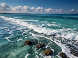 waves on the beach Ocean waves for surfing | Relaxing beach waves | Calming ocean waves | Tropical beach with waves | Waves for meditation | Beach waves for yoga | Waves for painting