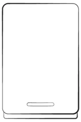 Foto op Canvas Minimalist design of a contemporary mobile phone © GraphicsRF