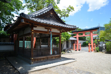 新薬師寺　南都鏡神社の境内　奈良市高畑町