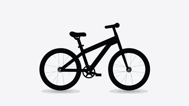 Bike icon isolated flat vector design