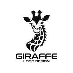 Giraffe Vector Logo Design