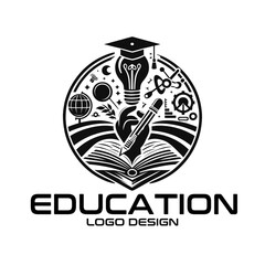 Education Vector Logo Design