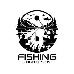 Fishing Vector Logo Design