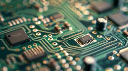 Obraz premium electronic circuit board