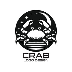 Crab Vector Logo Design