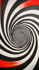 a hypnotic swirl