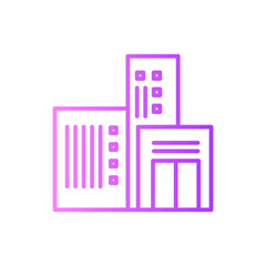 building gradient icon