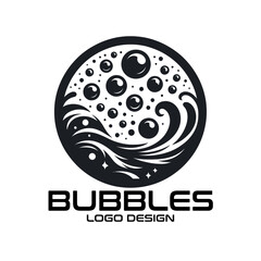 Bubbles Vector Logo Design