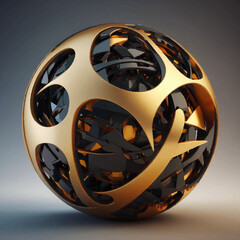 abstract 3d sphere