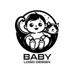 Baby Vector Logo Design