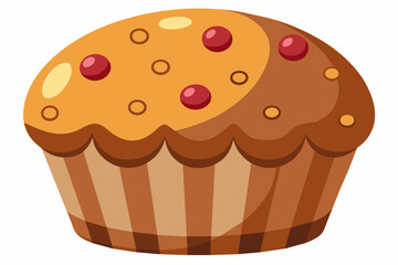 Muffin food vector arts illustration 