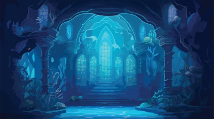 Deurstickers  fantasy underwater deep ocean mysterious antiquity  © Ideas