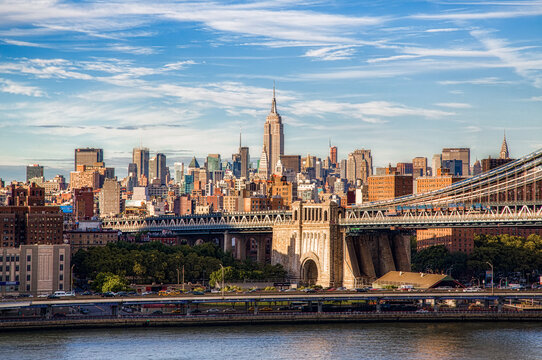 Skyline of buildings at Midtown Manhattan, New York City, NY, United States