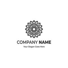 Abstract Flower Logo design template for your company