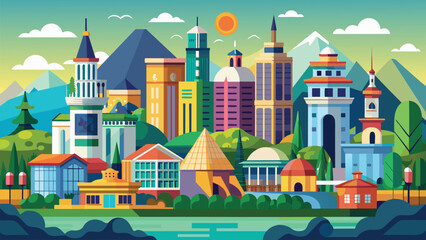 vector art style city environments vector 15.eps