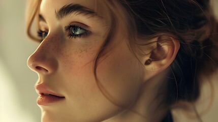 AI-generated photography of a high fashion model