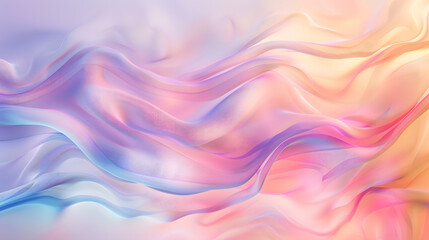 Obraz premium Fluid Wave: Trendy Simple Gradient Abstract Background with Dynamic Wave Effect