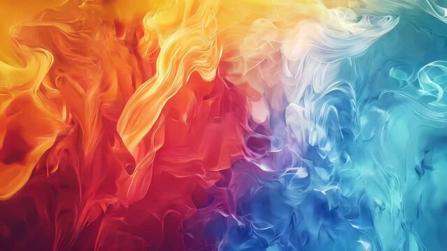 abstract background with blue, orange and yellow colors. digitally generated image
