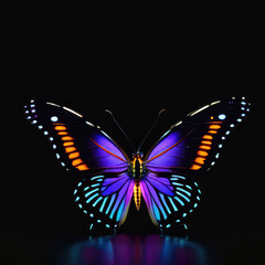 Neon Butterfly Version 9