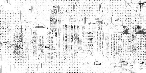 City vector, Building in the grunge style. Architecture vector. Vector grunge texture. Abstract grainy background, old painted wall.