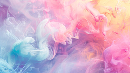 Fototapeta na wymiar Pastel Dreams: A Smoky Abstract Background