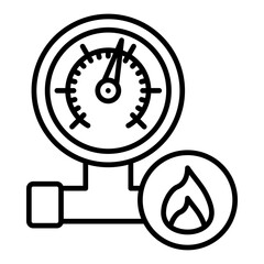 Gas pipeline Icon