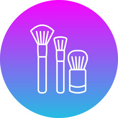 Makeup brushes Icon