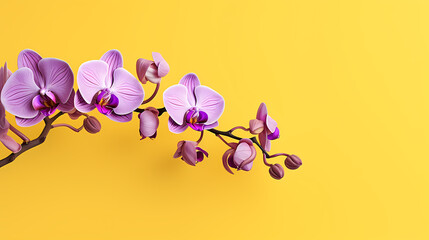 orchid, simple background