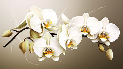 orchid, simple background