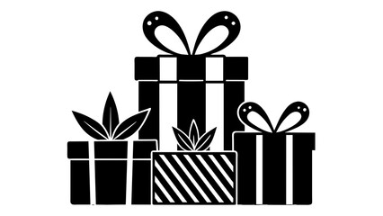 Captivating Birthday Presentation Vector Art Icons for Memorable Celebrations