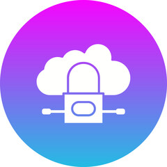 Cloud lock Icon