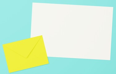 3D背景素材_レターセット