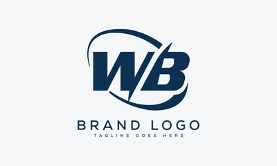 letter Wb logo design vector template design for brand.