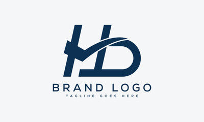 letter HD logo design vector template design for brand.