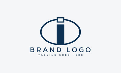 letter I logo design vector template design for brand.
