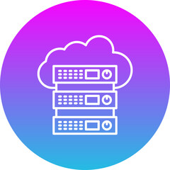 Cloud server Icon