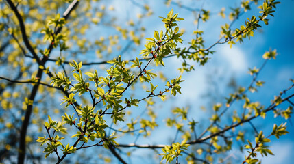  A high-altitude meadow brimming with wild alpine flowers, with snow-capped mountains in the distant background under a clear blue sky.
