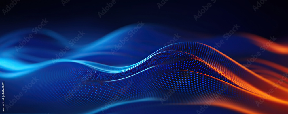 Poster digital background. can be used in the description of network abilities, technological processes, di