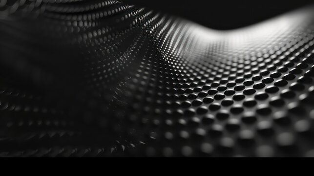 Abstract soft black background with carbon fiber texture